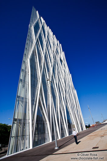 Modern office building at the Barcelona Forum