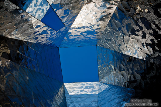 Skylight in the Natural History Museum (Museu Blau) near Barcelona Forum