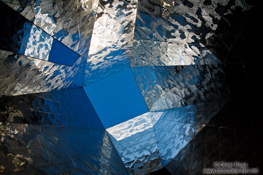 Skylight in the Natural History Museum (Museu Blau) near Barcelona Forum