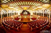 Travel photography:Barcelona Palau de la Musica Catalana, Spain