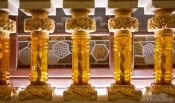 Travel photography:Detail inside the Palau de la Musica Catalana, Spain