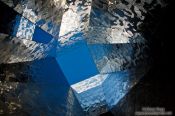 Travel photography:Skylight in the Natural History Museum (Museu Blau) near Barcelona Forum, Spain