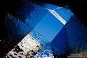 Travel photography:Skylight in the Natural History Museum (Museu Blau) near Barcelona Forum, Spain