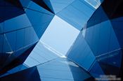 Travel photography:Skylight in the Natural History Museum (Museu Blau) near Barcelona Forum, Spain