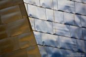 Travel photography:Facade detail of the Bilbao Guggenheim Museum, Spain