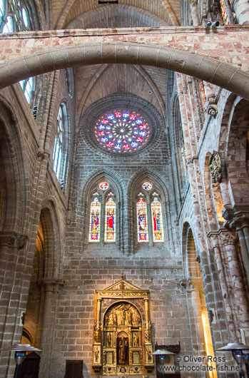 Inside Avila Cathedral