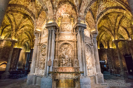 Small chapel inside Avila Cathedral