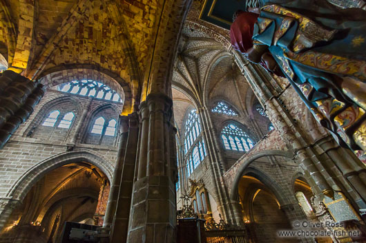 Inside Avila Cathedral