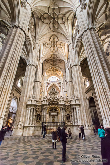 Inside the New Cathedral in Salamanca