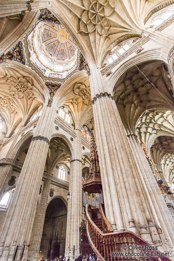 inside Salamanca´s New Cathedral