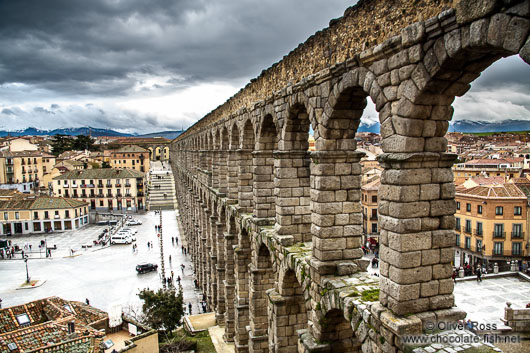 The Roman Aqueduct in Segovia
