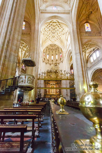 Interiour of Segovia cathedral