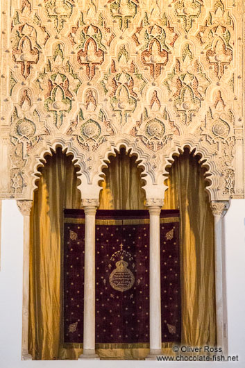 Window in El Transito Synagogue in Toledo 