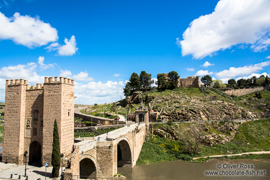 Bridge across the Tajo river in Toledo