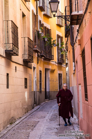 Medieval street in Toledo