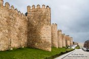 Travel photography:Avila City Walls, Spain