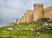 Travel photography:Avila City Walls, Spain