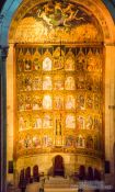 Travel photography:Main altar in Salamanca´s old cathedral, Spain