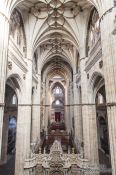 Travel photography:Inside Salamanca cathedral, Spain