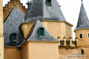 Travel photography:Towers of the Segovia Alcazar, Spain