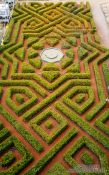 Travel photography:Castle garden at the Alcazar in Segovia, Spain