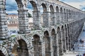 Travel photography:The Roman Aqueduct in Segovia, Spain