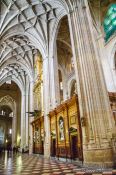 Travel photography:Inside Segovia cathedral, Spain