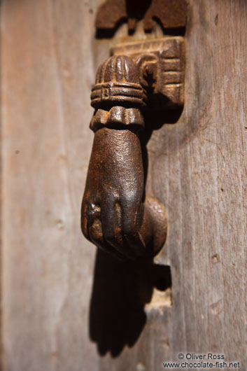 Door knocker in Begur