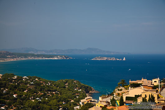 View of Begur bay and Medis island