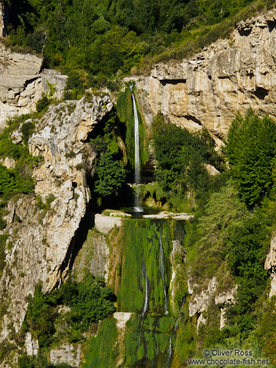 Cingles de Berti waterfalls