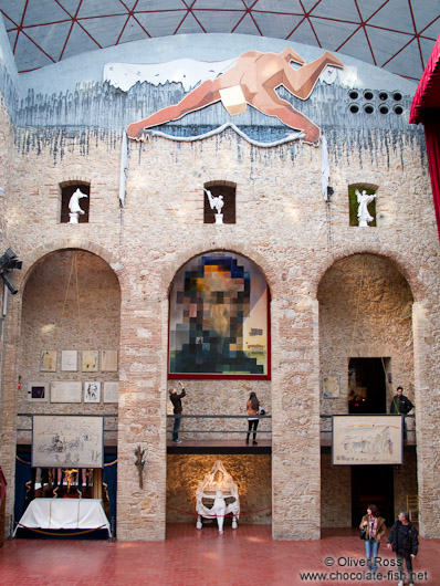 Main hall in the Figueres Dalí museum