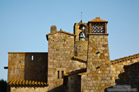 Skyline of the old town in Pals