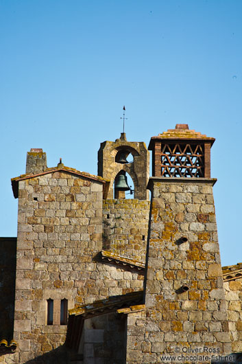 Skyline of the old town in Pals