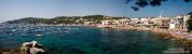 Travel photography:Calella de Palafrugell panorama, Spain