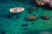 Travel photography:Tourist on the Costa Brava, Spain