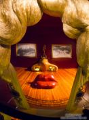 Travel photography:Mae West room in the Figueres Dalí museum, Spain