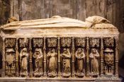 Travel photography:Tomb in Girona cathedral, Spain
