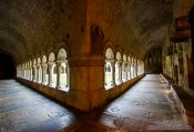 Travel photography:Cloister in Girona cathedral, Spain