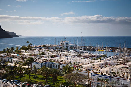 La Playa de Mogan on Gran Canaria