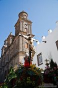 Travel photography:Good Friday procession during semana santa in Las Palmas, Spain