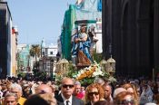 Travel photography:Good Friday procession during semana santa in Las Palmas, Spain