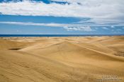 Travel photography:Sand dunes at Maspalomas on Gran Canaria, Spain