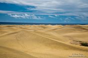 Travel photography:Sand dunes at Maspalomas on Gran Canaria, Spain