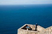 Travel photography:View point along the coast in the Tambada Nature Reserve, Spain
