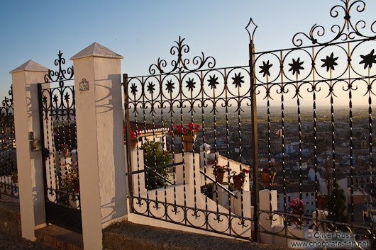 View from Granada`s Albayzin district