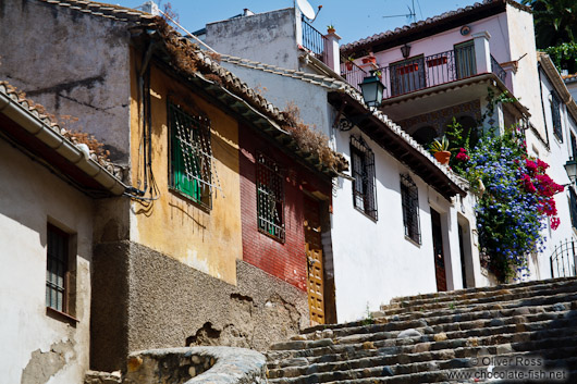 Houses in the Granada Albayzin district