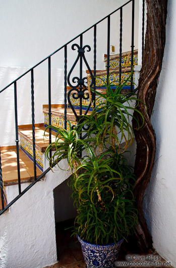 Entrance to a house in Granada`s Albayzin