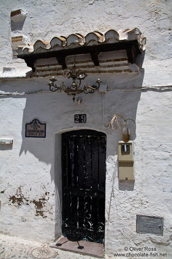 Cueva in Granada`s Sacromonte district