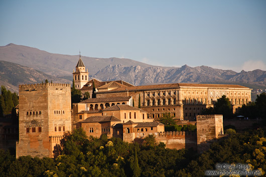 View of the Alhambra from the Albayzin district
