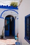 Travel photography:House in Granada`s Sacromonte district , Spain